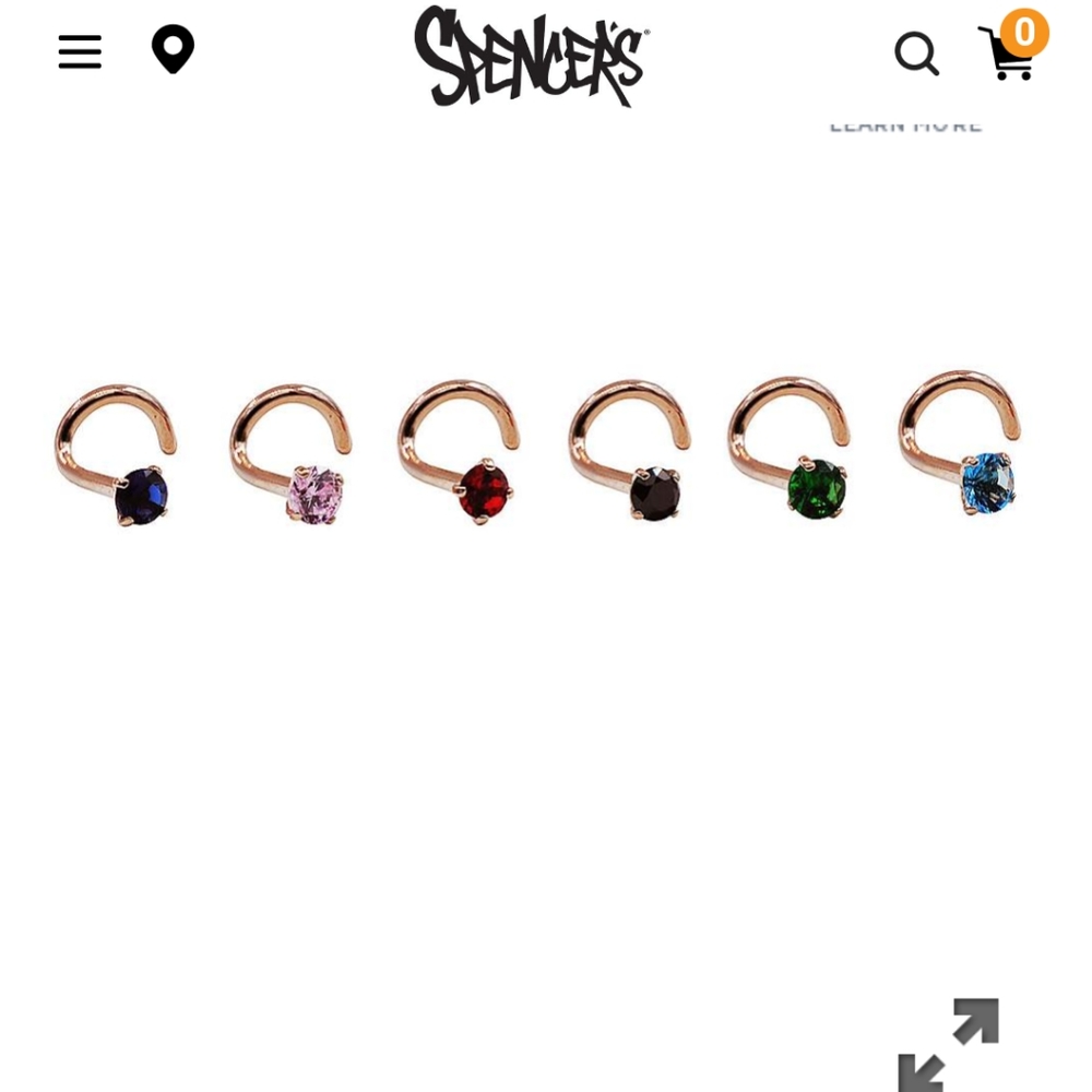 Spencer's Pierced Nation 20G Nose Screws